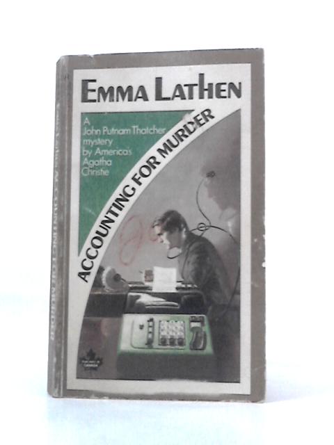 Accounting For Murder By Emma Lathen