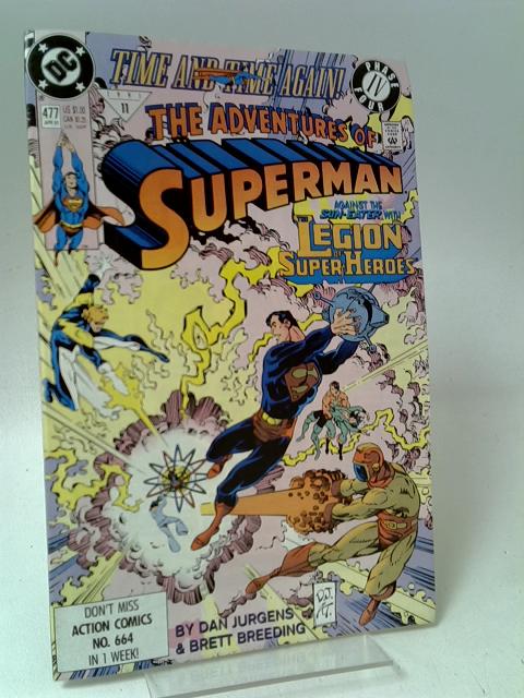 Adventures of Superman # 477 NM ( Original American COMIC ) By DC Comics