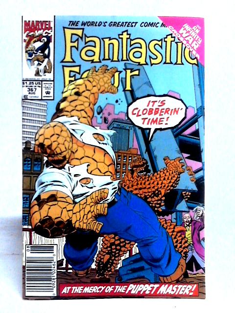 Fantastic Four Volume 1 Issue 367 Aug 1992 (Fantastic Four Issue 372 Vol 1) By Tom DeFalco, Paul Ryan