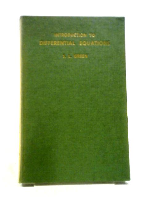 Introduction to Differential Equations von S.L. Green