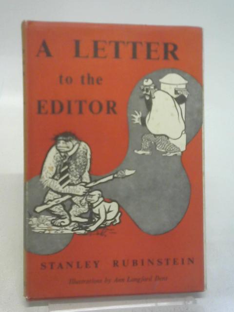 A letter to the editor von RUBINSTEIN, Stanley.