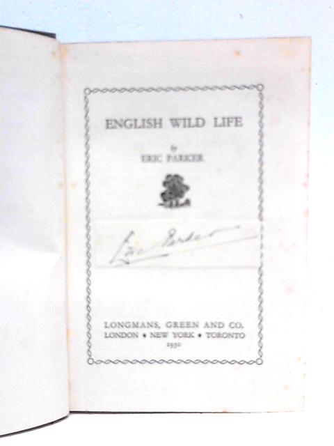 English Wild Life par Eric Parker