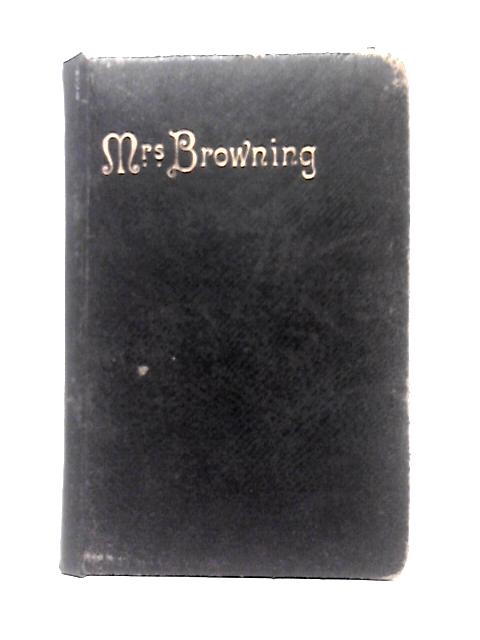 The Poetical Works Of Elizabeth Barrett Browning By Elizabeth Barrett Browning