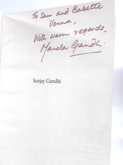 Sanjay Gandhi By Maneka Gandhi