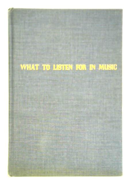 What to Listen for in Music By Aaron Copland