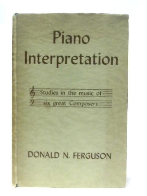 Piano Interpretation By Donald N. Ferguson