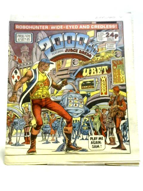 2000 Ad Featuring Judge Dredd Prog 439 12th October By Anon