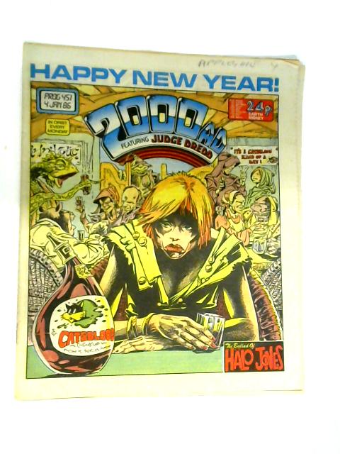 2000 AD Featuring Judge Dredd - Prog. 451 By Unstated