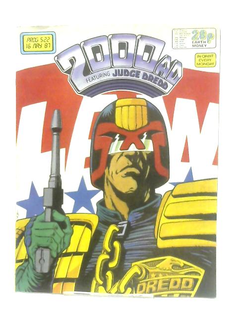 2000 AD Featuring Judge Dredd Prog 522 16th May 1987 By Anon