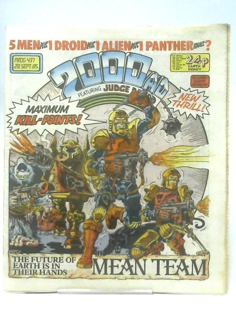 2000 Ad Featuring Judge Dredd Prog 437 28th September By Anon