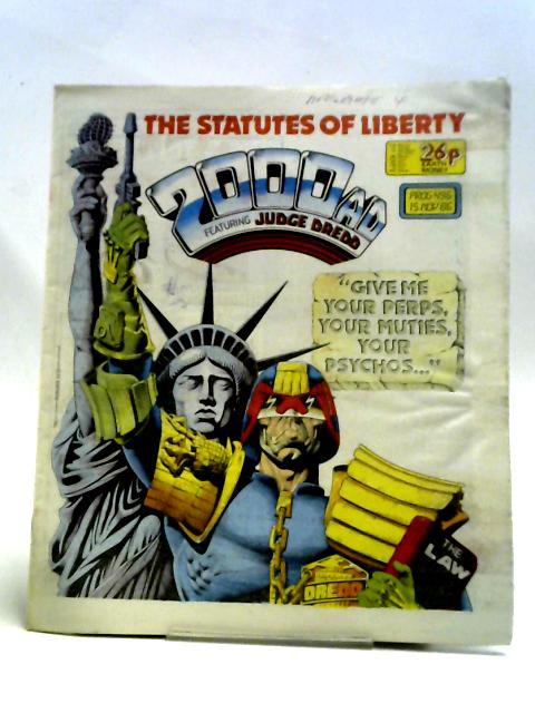 2000 AD Featuring Judge Dredd Prog 496 November 1986 By Anon