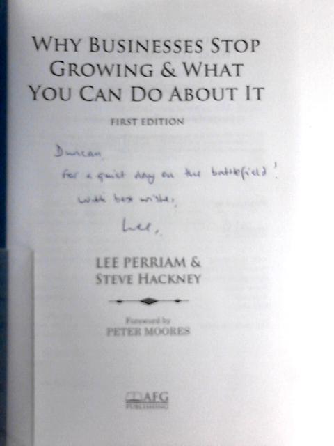 Why Businesses Stop Growing & What You Can Do About It By Lee Perriam