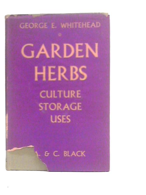 Garden Herbs von George E.Whitehead