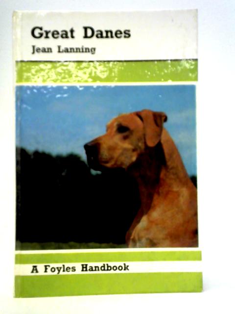 Great Danes By Jean Lanning