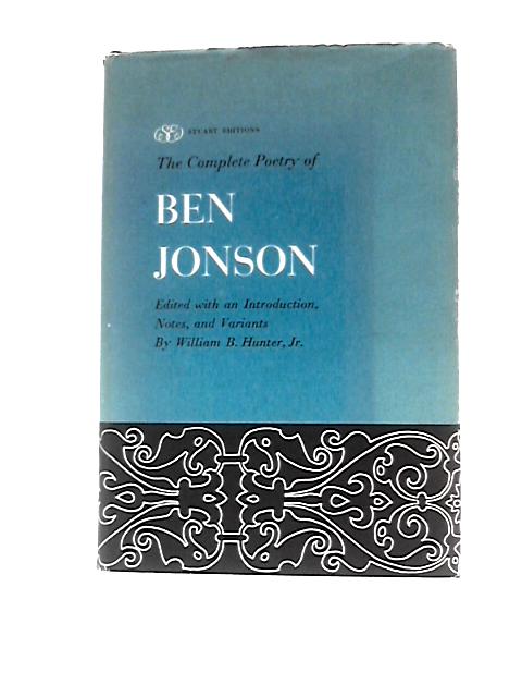 Complete Poetry von Ben Jonson