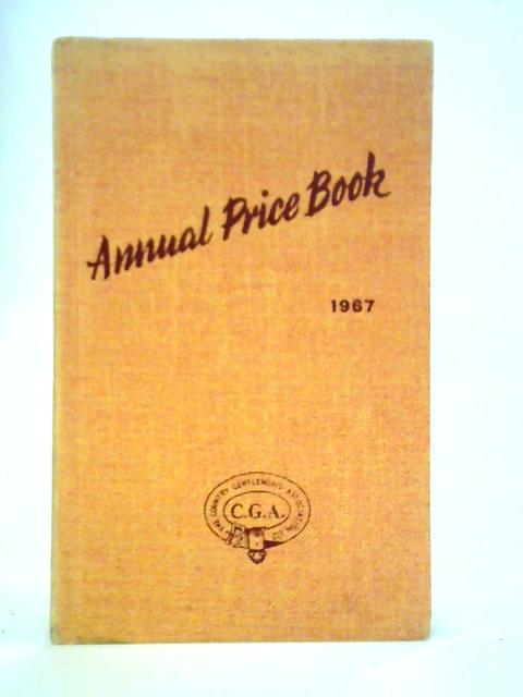 C.G.A. Price Book Incorporating Personal Shopping Service, 1967 By Unstated