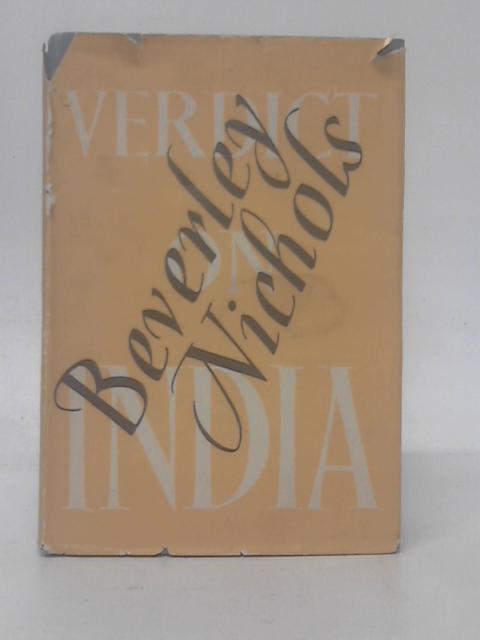 Verdict on India By Beverley Nichols