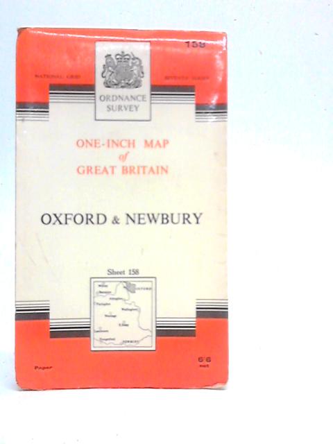 Oxford & Newbury. Sheet 158 One-Inch Map of Great Britain Seventh Series By Ordnance Survey