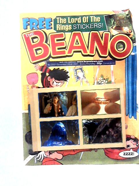 The Beano No 3101 Free Lord Of The Rings Stickers von Unstated