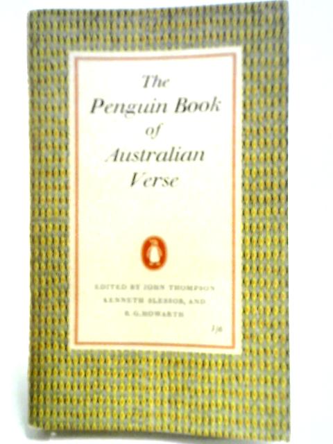 The Penguin Book Of Australian Verse (Penguin Poets) By John Thomspon