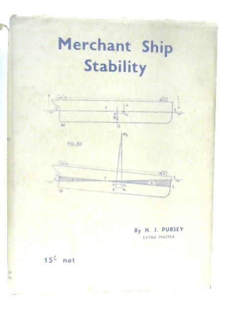 Merchant Ship Stability By H. J. Pursey