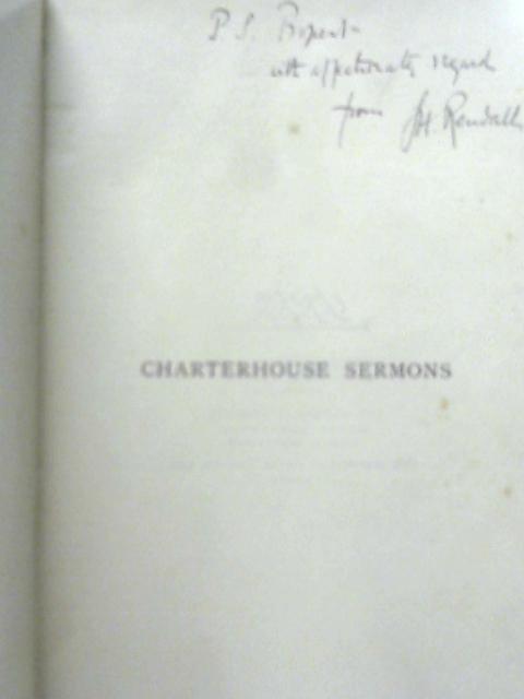 Charterhouse Sermons By Gerald H. Rendall