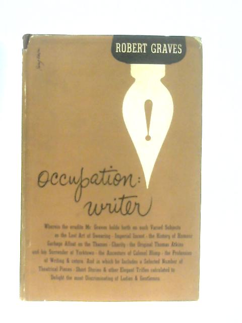 Occupation Writer By Robert Graves