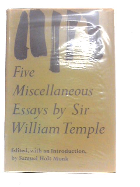 Five Miscellaneous Essays By William Temple