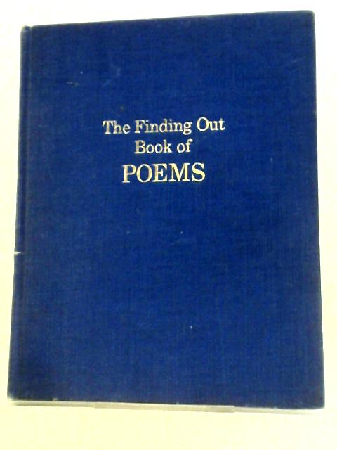 The Finding Out Book of Poems By Susan Wright, [editor]