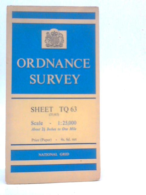 Ordnance Survey Sheet TQ 63