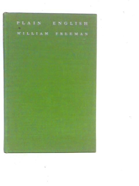 Plain English von William Freeman