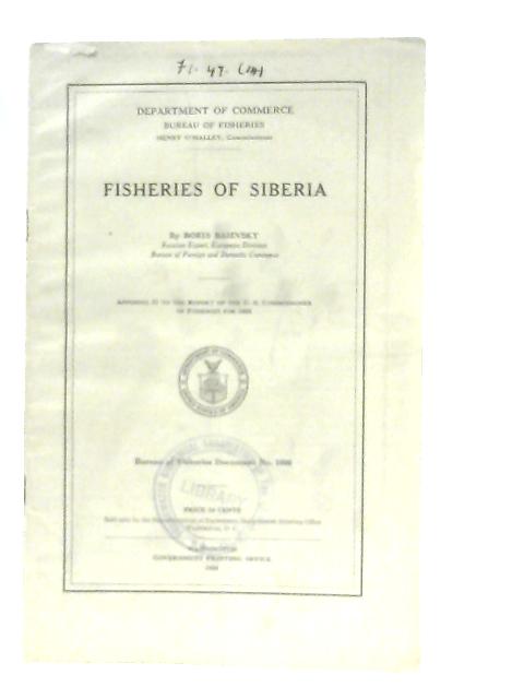 Fisheries of Siberia By Boris Baievsky