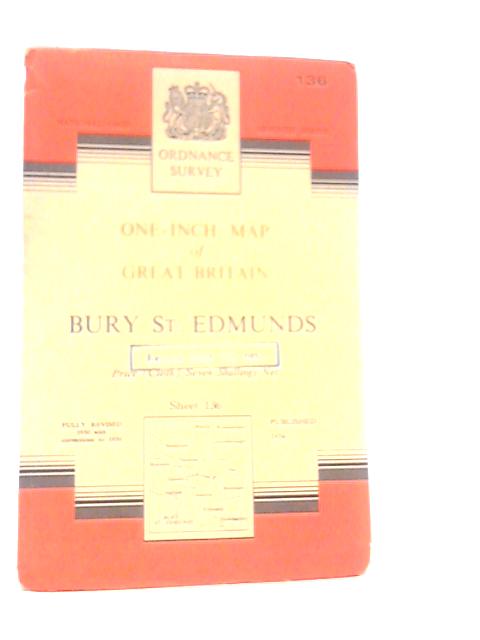 One-Inch Map of England & Wales Bury St.Edmunds Sheet 136