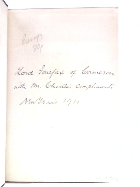 Abraham Lincoln And Other Addresses In England. von Joseph Hodges Choate