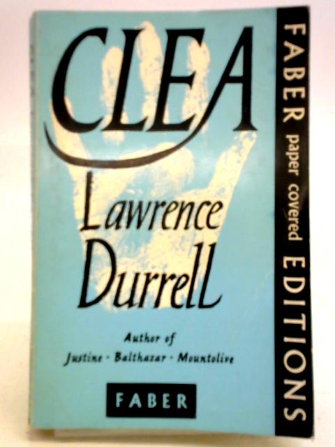 Clea By Lawrence Durrell