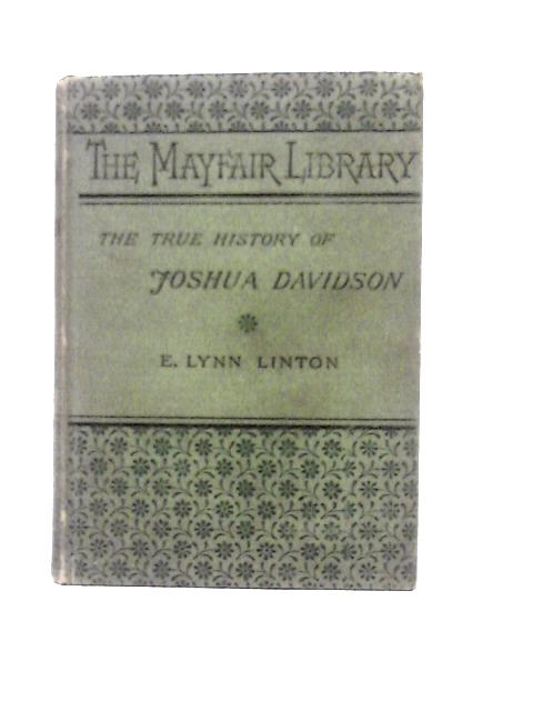 The True History of Joshua Davidson By E. Lynn Linton