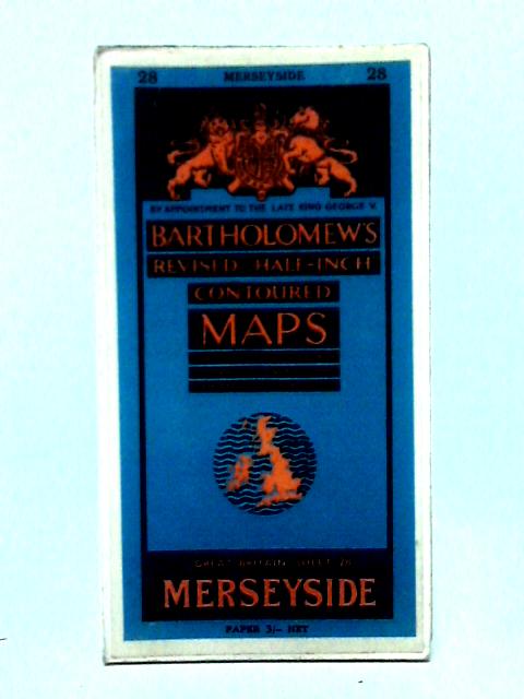 Bartholomew's Revised "Half-Inch" Contoured Maps - Great Britain, Sheet 28 Merseyside von Unstated