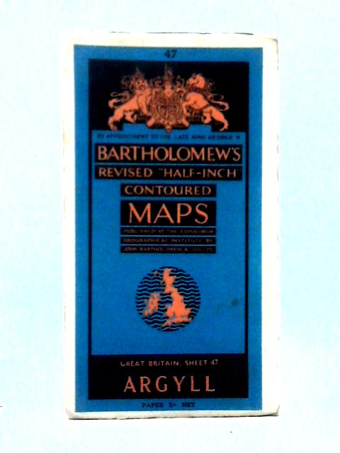 Bartholomew's Revised "Half-Inch" Contoured Maps: Great Britain, Sheet 47, Argyll By Unstated