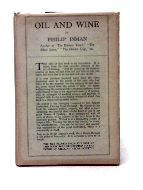 Oil and Wine By Philip Inman