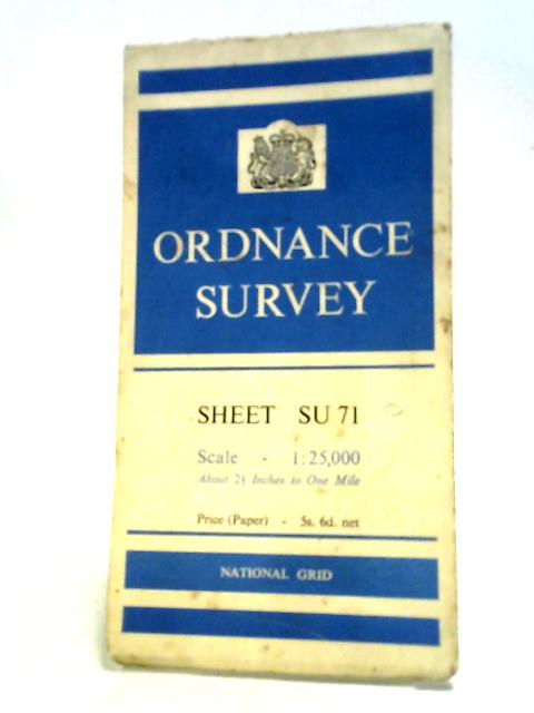 Ordnance Survey Sheet SU 71 By Ordnance Survey