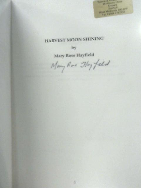 Harvest Moon Shining By Mary Rose Hayfield
