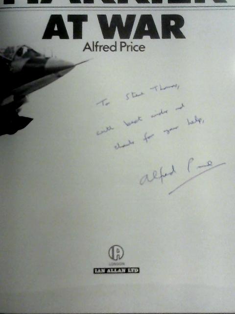 Harrier At War By Alfred Price