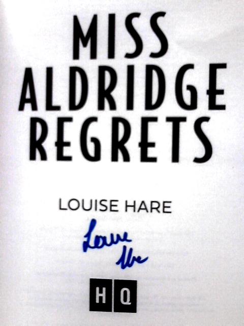 Mysteries at Milk Memorial: Louise Hare's Miss Aldridge Regrets