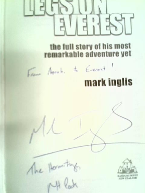 Legs On Everest By Mark Inglis