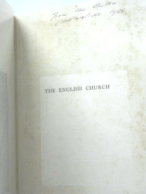 The English Church By James Edward Cowell Welldon