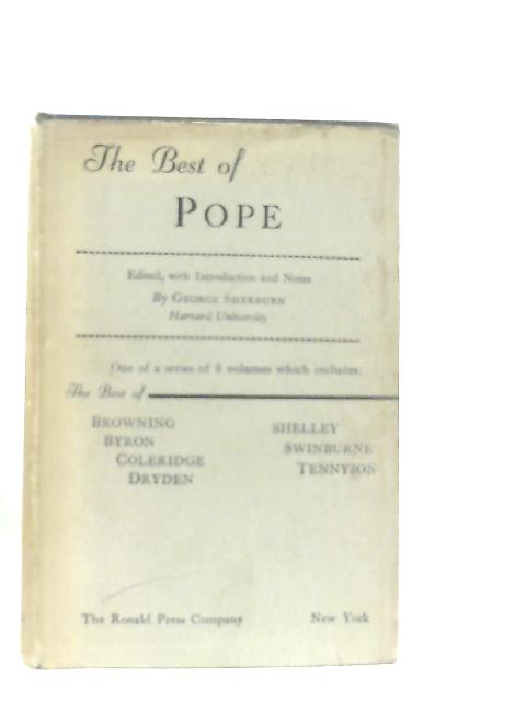 Best of Pope von George Sherburn