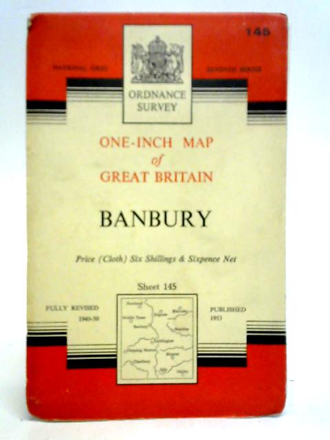 One-Inch Map of Great Britain, Sheet 145 - Banbury By Unstated