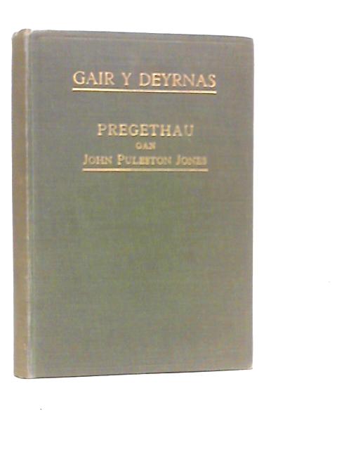 Gair Y Deyrnas By John Pulestone Jones