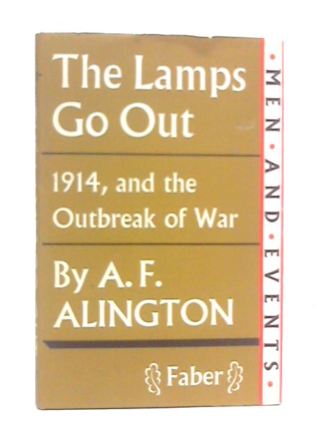 The Lamps Go Out By A.F.Alington