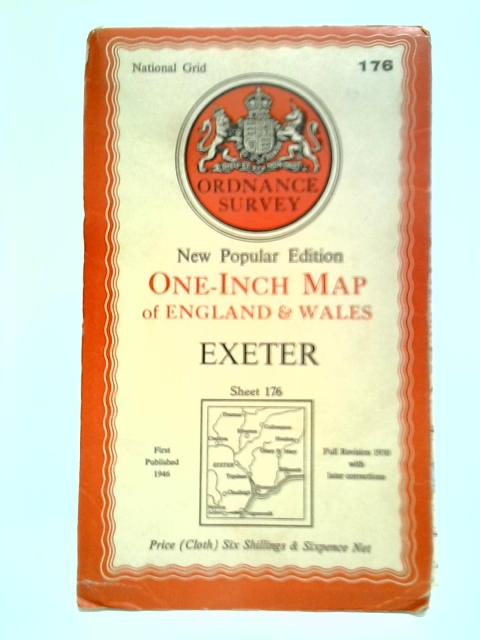 Exeter (Sheet 176) Ordnance Survey One-Inch Map of England & Wales von Stated